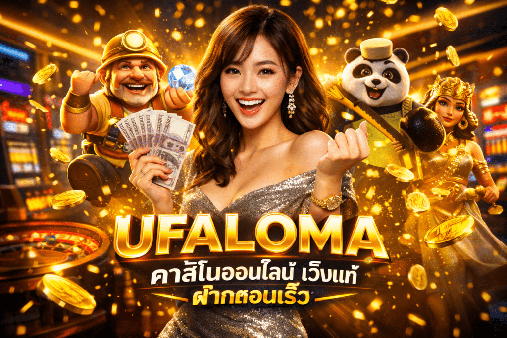 UFALOMA คาสิโนออนไลน์ เว็บแท้ ฝากถอนเร็ว