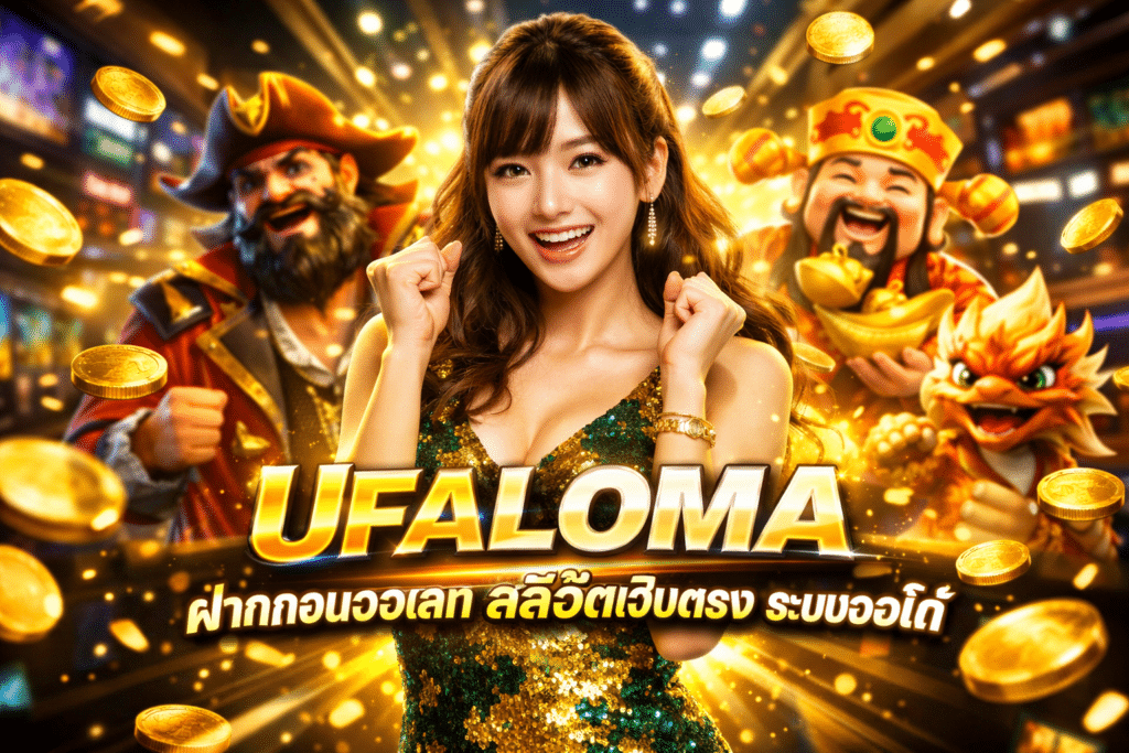 UFALOMA ฝากถอนวอเลท สล็อตเว็บตรง ระบบออโต้